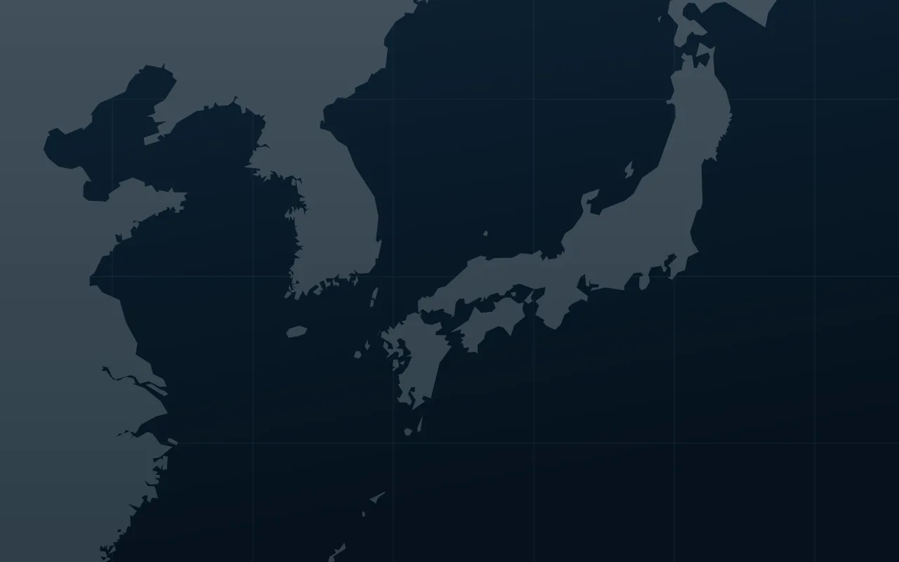 Map of East Asia