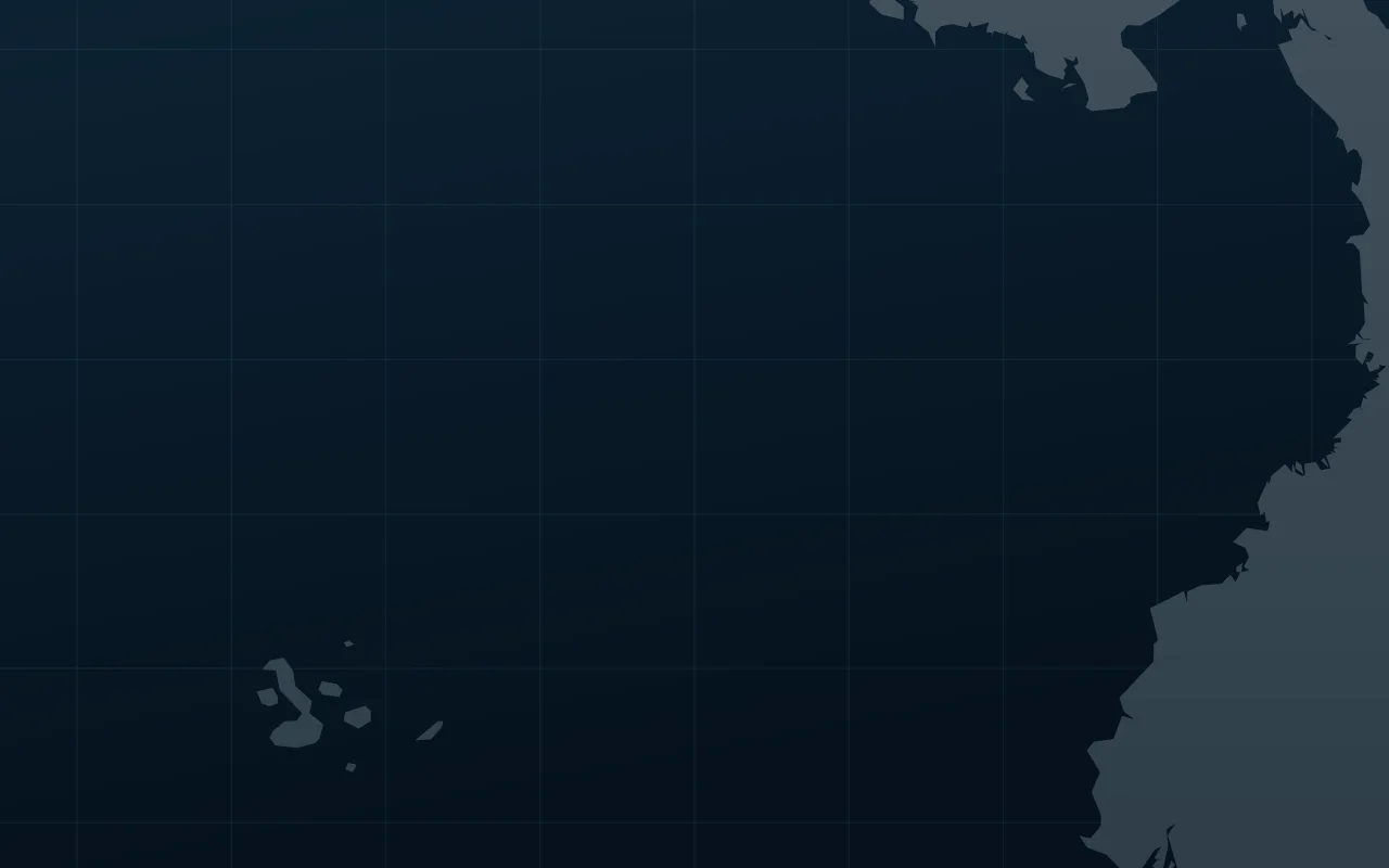 Map of Eastern Pacific & Galápagos