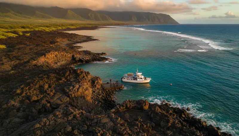 Hawaii diving. Backdrop for the Diving Hubs Hawaii dive shop directory