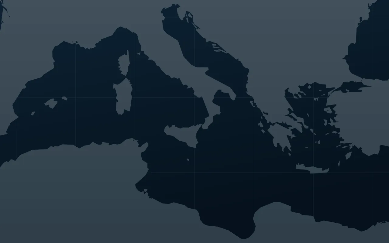 Map of Mediterranean