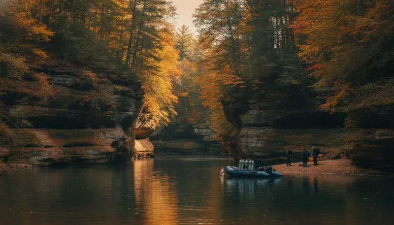 Ohio diving. Backdrop for the Diving Hubs Ohio dive shop directory