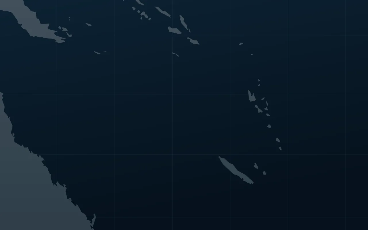 Map of Pacific & Great Barrier Reef